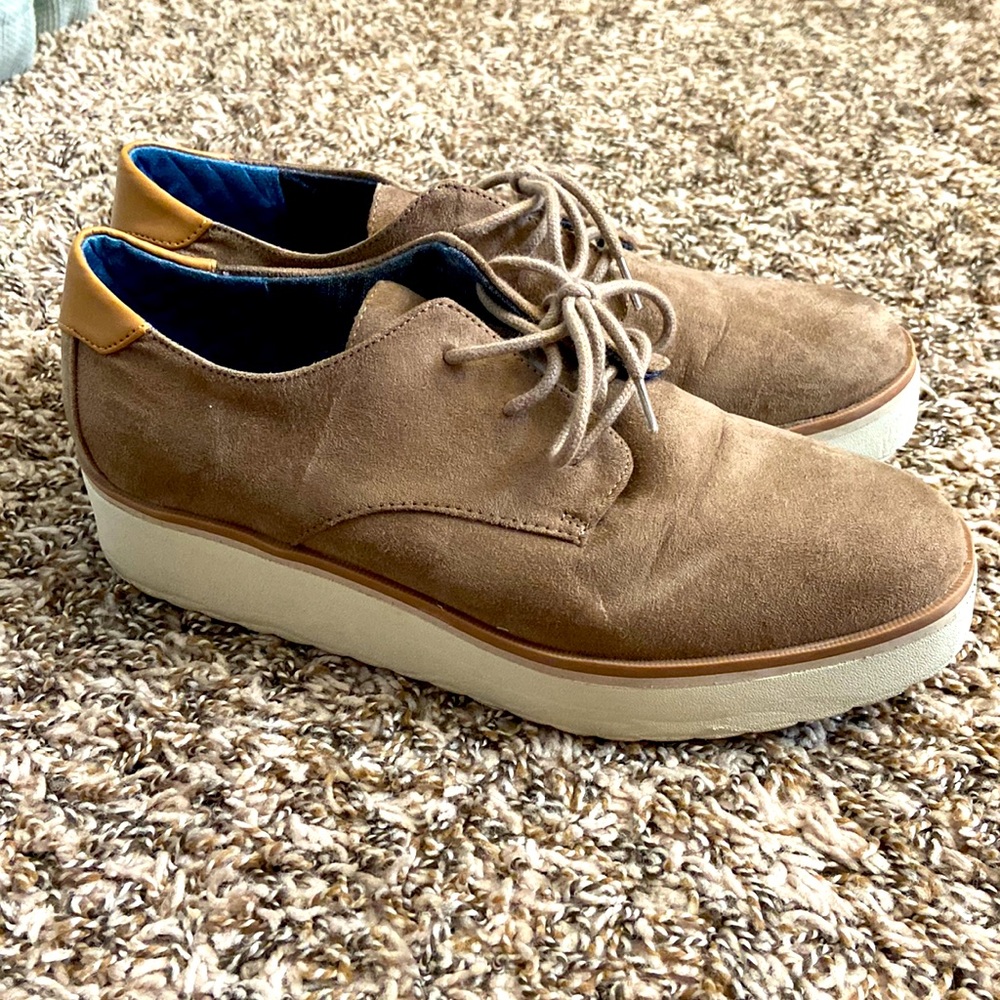 Dr.Scholls platform suede sneakers 👟